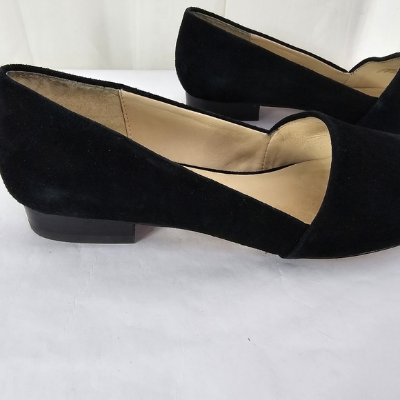 Bettye Muller Black Suede Flats Size 7.5 - Picture 3 of 10